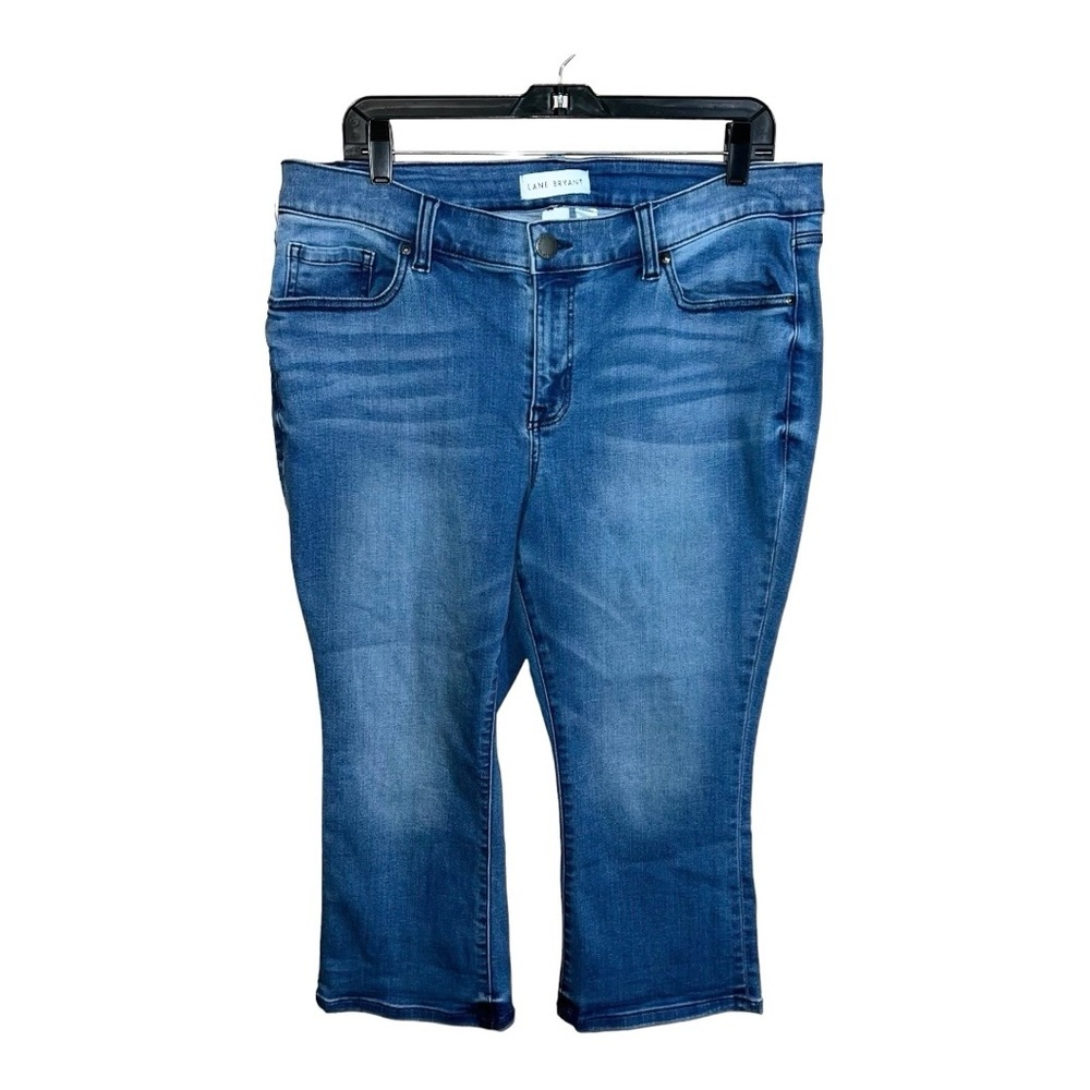 Lane Bryant Jeans Women’s Size 14 35x21 Blue Signature Fit Mid-Rise Pedal Crop